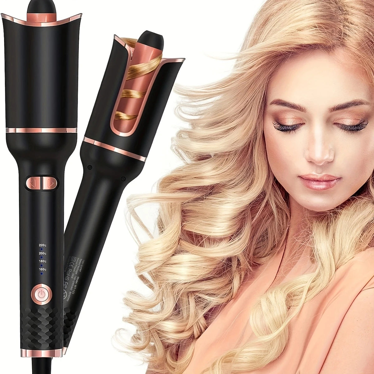 Automatic Hair Curler &ndash; Ceramic Rotating Air Spin Technology