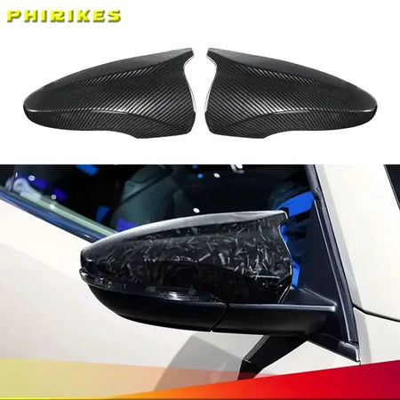 For VW JETTA MK6 Volkswagen Passat B7 Scirocco Beetle CC Eos Rearview Mirror Cover Add on Side Wing Mirror Cover Caps by InterCyprus Trading Ltd