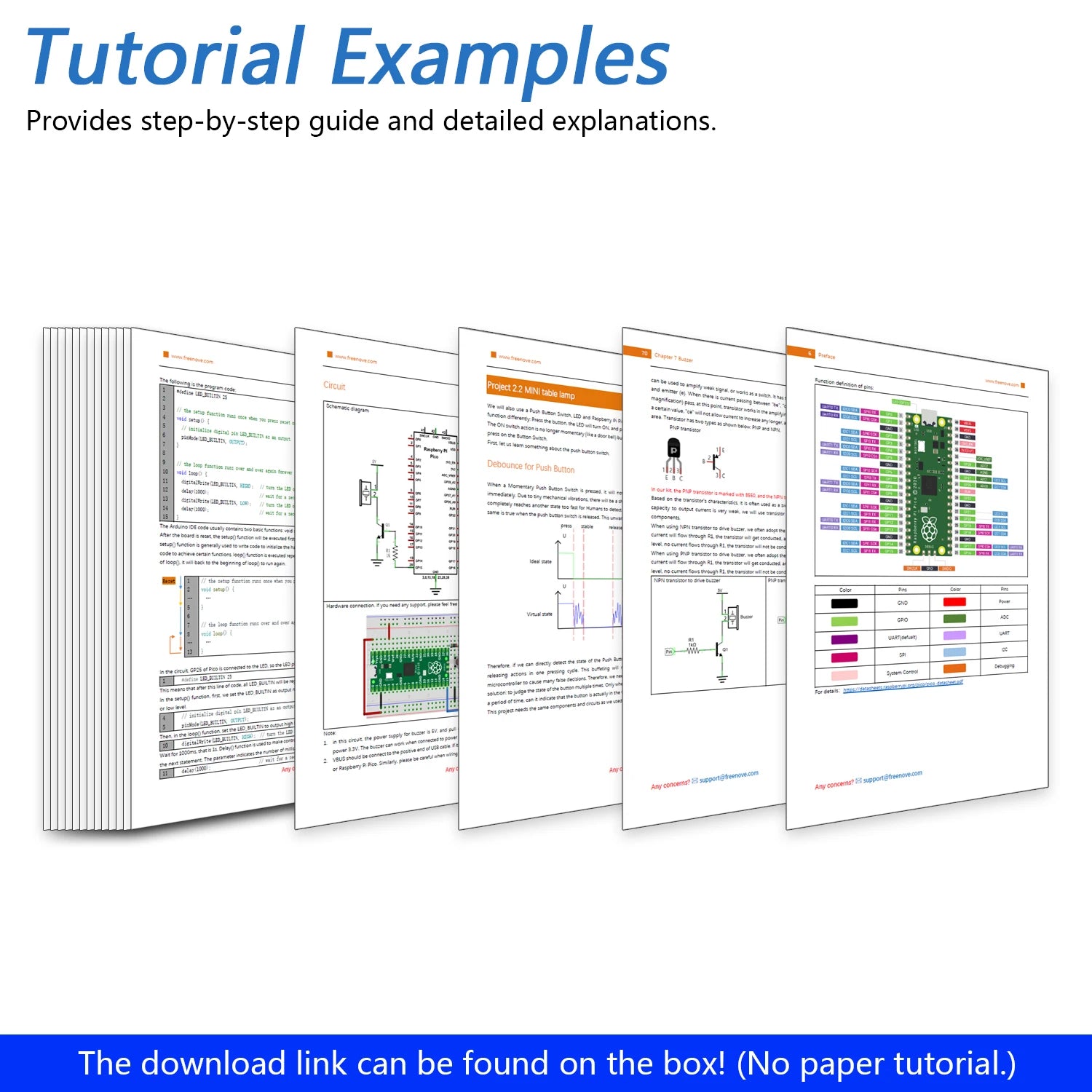 Freenove Ultimate Starter Kit for Raspberry Pi Pico &ndash; Comprehensive Learning Experience