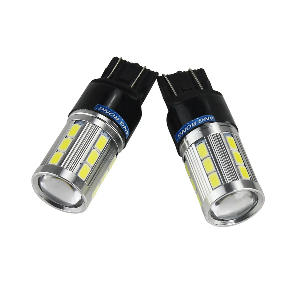 Becuri LED pentru Vauxhall Corsa D, 7443 580 Alb, 2-Buc pentru Lampa de Marșarier, 9-30V DC
