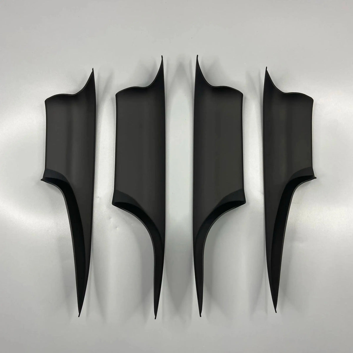 Interior Door Handle Covers Black Carbon Style for BMW 7 Series F01 F02 by InterCyprus Trading Ltd