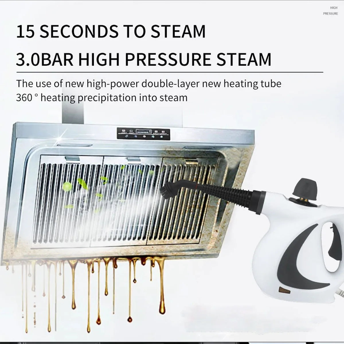 Portable Multi-Surface High Pressure Handheld Steam Cleaner for Home