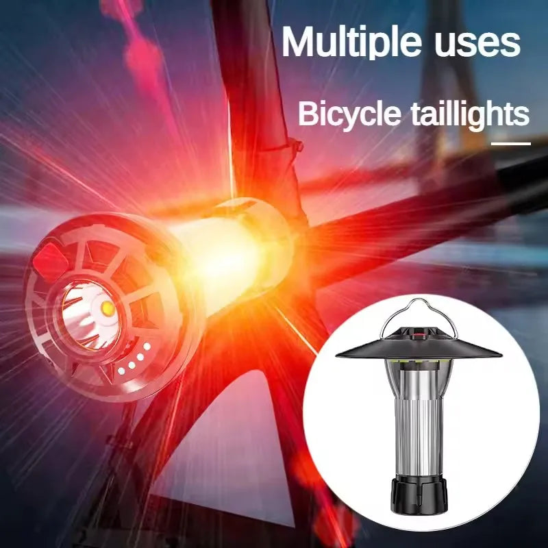 Outdoor Camping Lantern With Magnetic Base &ndash; Five Modes