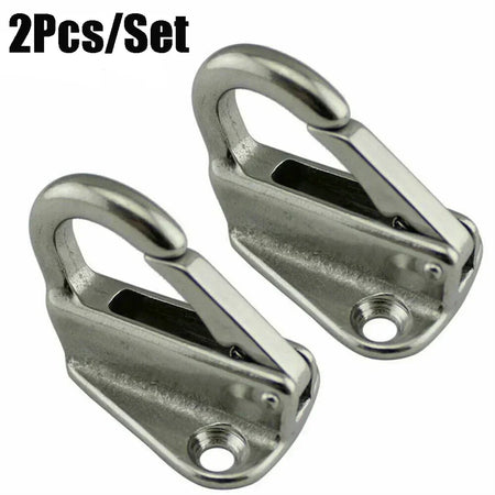 Heavy-Duty 316 Stainless Steel Spring Locked Fender Hook Set &ndash; 2 Pieces CN (Origin)