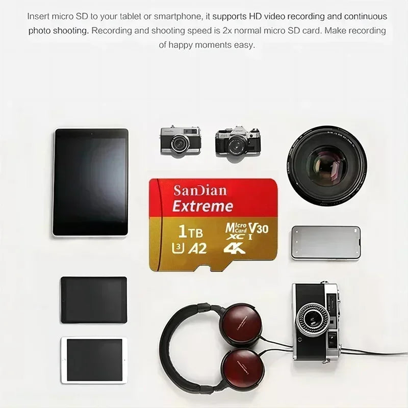 1TB Micro TF Card &ndash; High-Speed UHS-1 Class 10 Storage