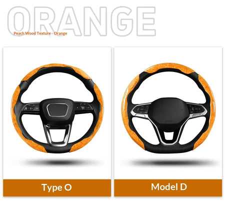 3-Piece Segmented Texture Car Interior, Steering Wheel Cover, Anti-Slip Decoration, Comfortable to the Touch by InterCyprus Trading Ltd