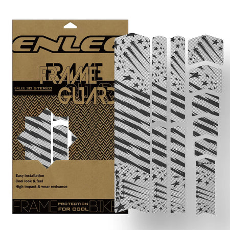 Enli Full Set 3D 3M Bicycle Frame Protective Film Wear resistant and Leave No Trace Mountain Bike Frame Protective Film by InterCyprus Trading Ltd