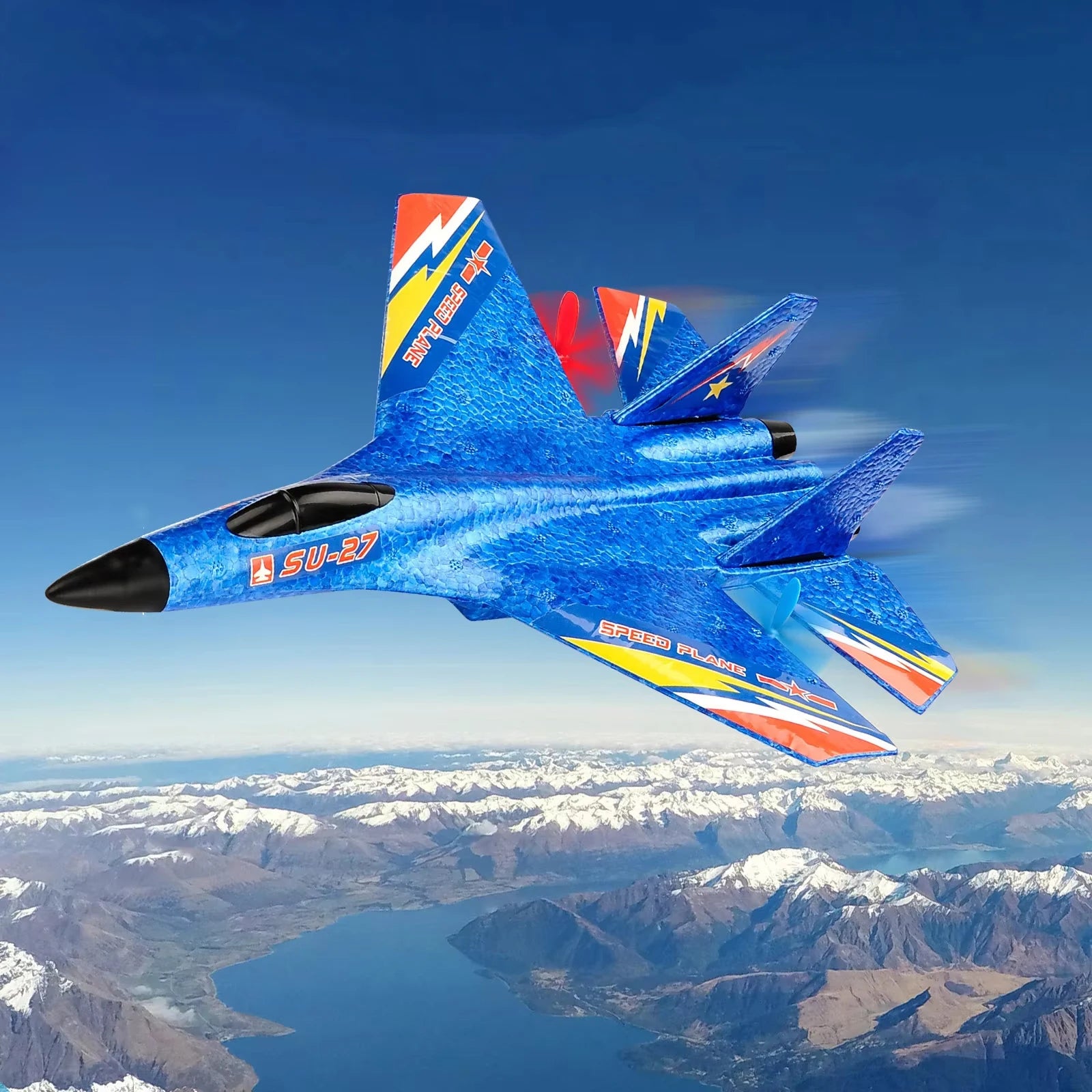 F22 RC Plane SU27 2.4G EPP Foam Glider &ndash; LED Lighting