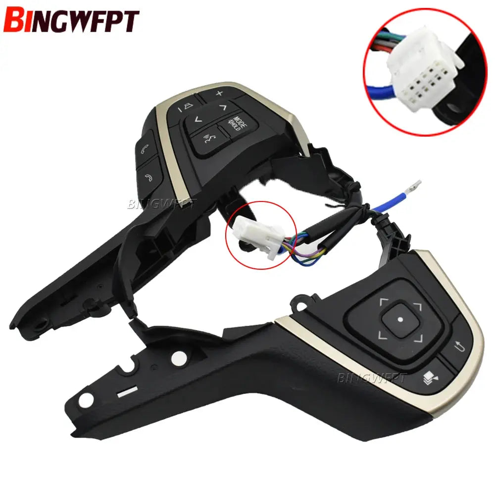 Multi-function Steering Wheel Cruise Control Buttons Switch For Innova 2015 2016 2017 2018 2019 by InterCyprus Trading Ltd
