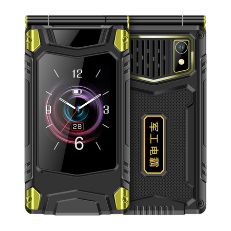 Mafam 2G Outdoor Folding Senior Phone - Large Buttons Black / Standard