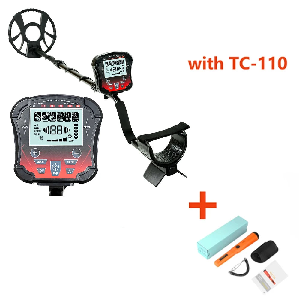 MD-8020 Metal Detector &ndash; High Accuracy Waterproof Coil with TC-110
