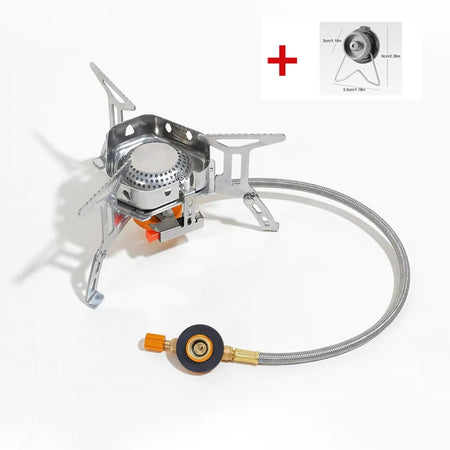 3000W Camping Gas Stove - Ultra High Heat Output Quick Boil gas stove set 2