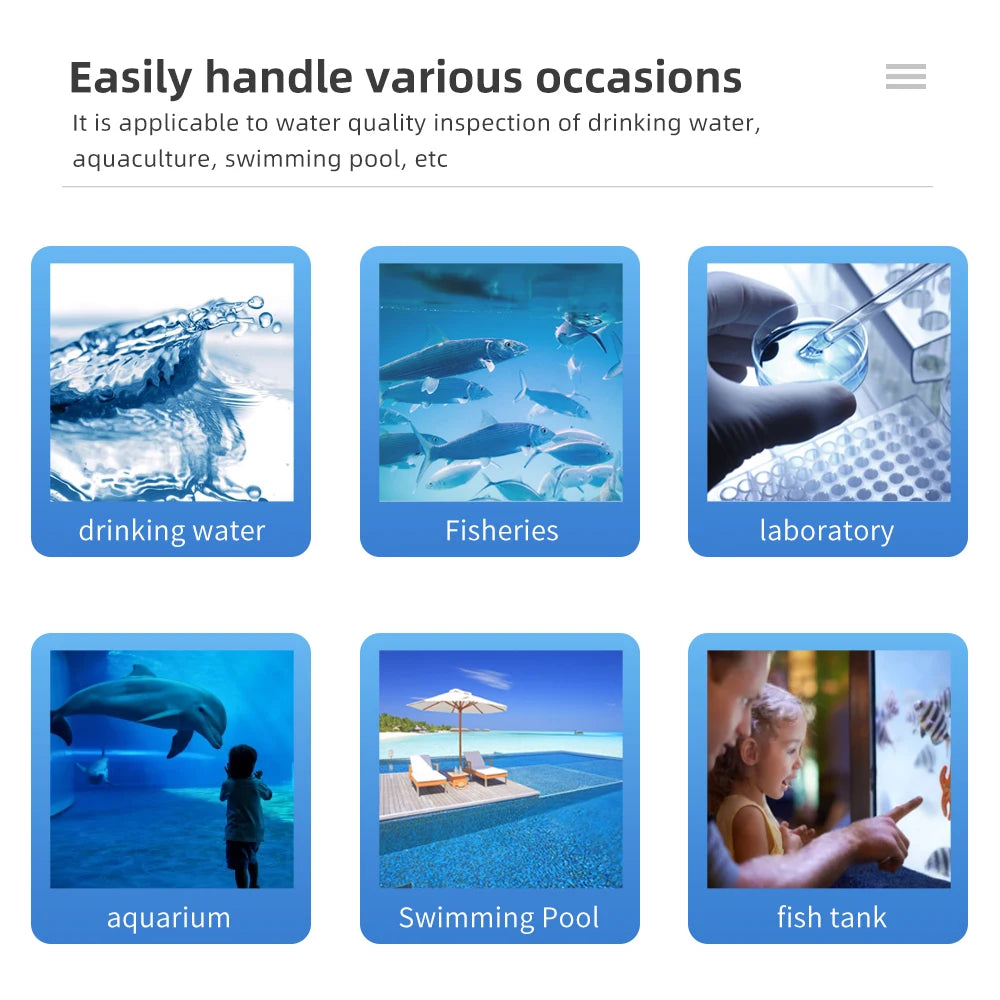 SALT-785 4 In 1 TDS Meter &ndash; Water Quality Tester For Pools