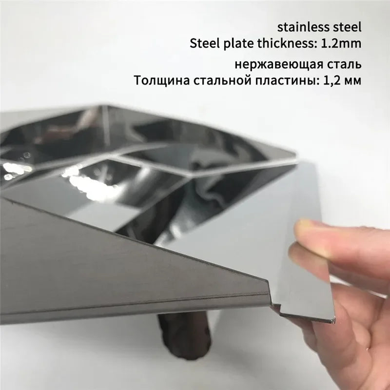 Metal Concrete Trowel Set - Protective Cover Included