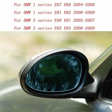 1 Pair White Rearview Exterior Side Mirror Caps for BMW E90 E91 E92 E93 E81 E87 E82 E88 3 1 Series M Design replacement by InterCyprus Trading Ltd