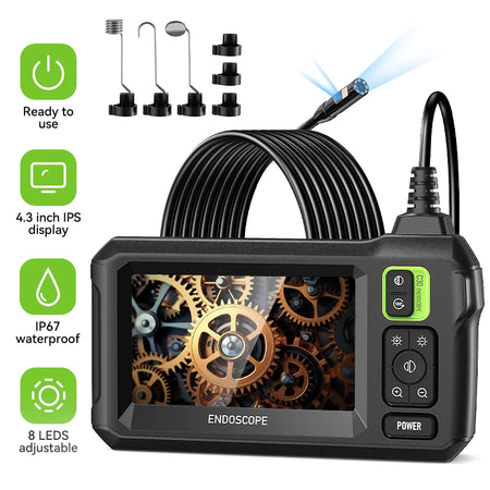 INSKAM C30-m Endoscope Camera 4.3 Inch 1080P HD &ndash; Waterproof