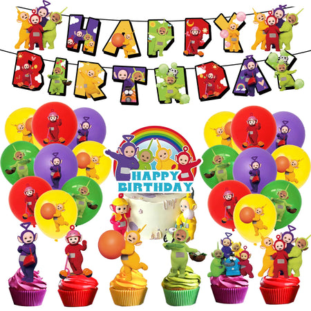 Tinky Winky Birthday Party Decoration Set 4t