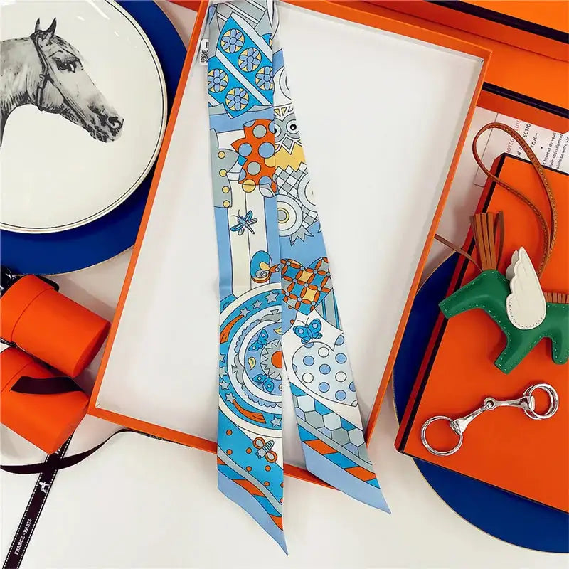 JTVOVOC Silk Scarf &ndash; Elegant Versatility for Any Outfit JZP010-02 / 5x85cm