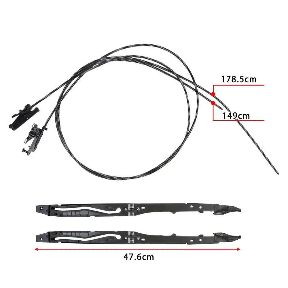 FL3Z-1651071-A FL3Z-1651071-B Sunroof Glass Cables for Ford F150 2015-2020,for Ford F250/F350/F450 2017-2019,for Ford Expedition by InterCyprus Trading Ltd