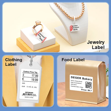 Detonger DP26 Portable Thermal Label Printer &ndash; Bluetooth