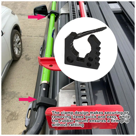 Strap Holder For Car Roof Rack - Two Pack For Secure Cargo