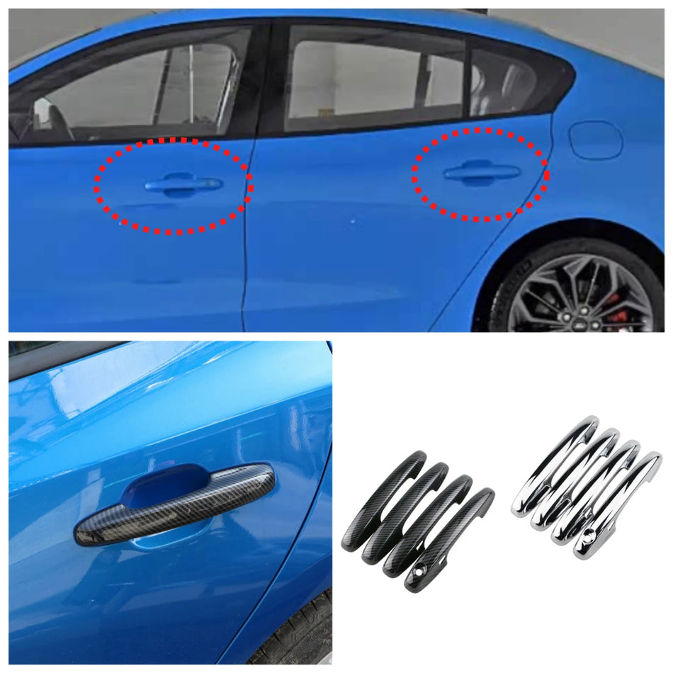 Car Door Handle Cover Trim For Ford Focus 4 MK4 ABS Anti-Scratch Protection Durable ABS Plastic