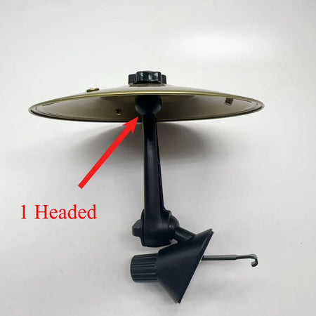 Car Collision Drum Cymbal Style Ventilation Drum &ndash; Clip On Gold - A