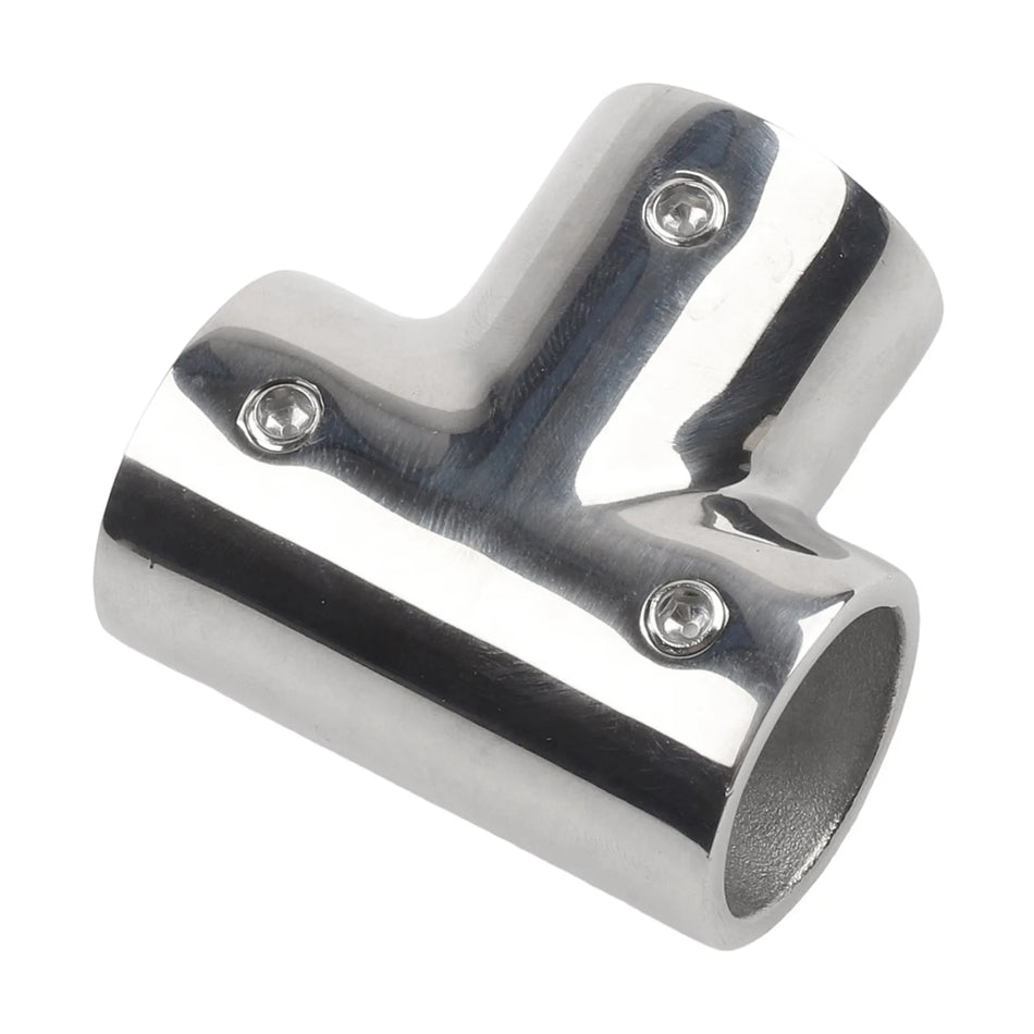Connecteur en T de main courante en acier inoxydable 316 pour bateau, utilisation en extérieur sur yacht