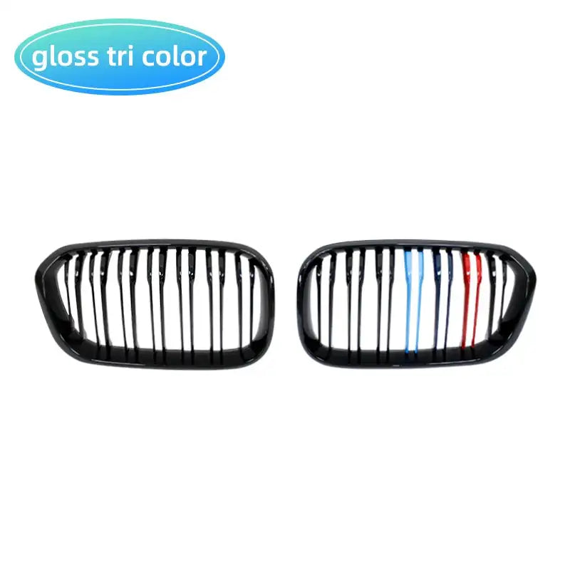 Gloss Black ABS Kidney Grille For BMW F20 F21 Hatchback M color