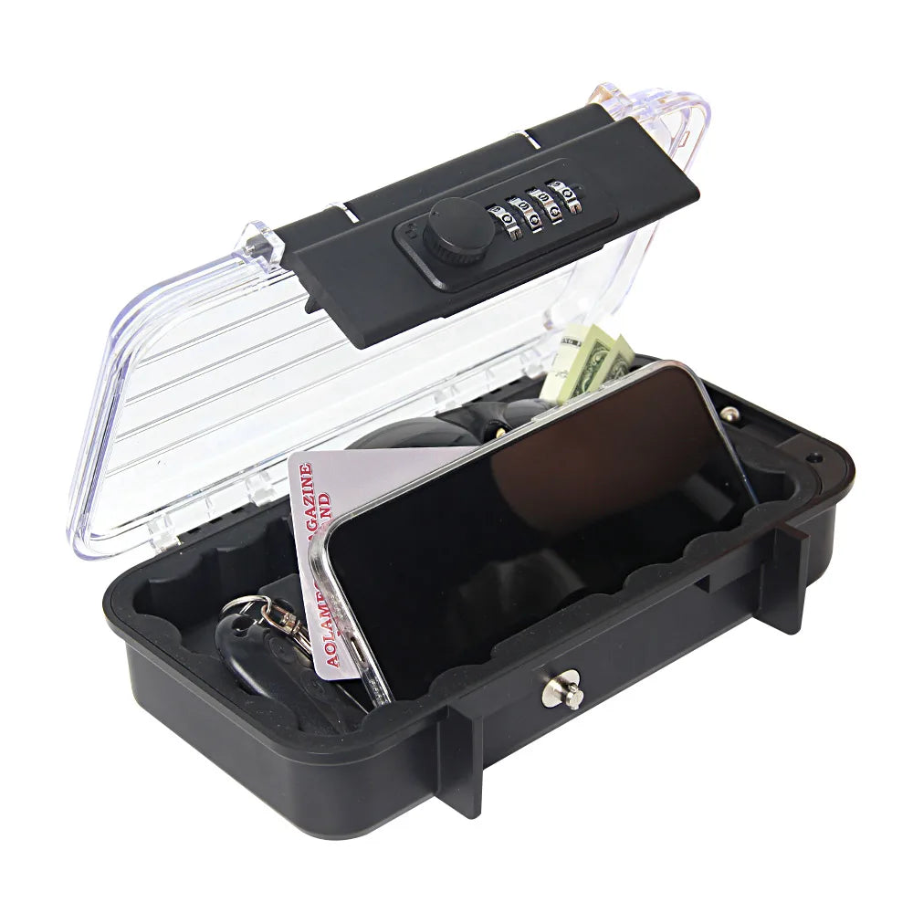 Transparent Waterproof Password Box &ndash; Removable Cable