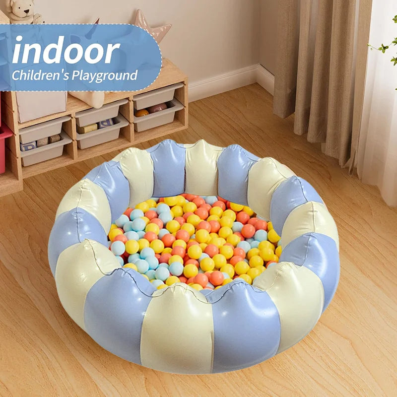 Baby PVC Inflatable Pool - Portable Toddler Pool Outdoor Play