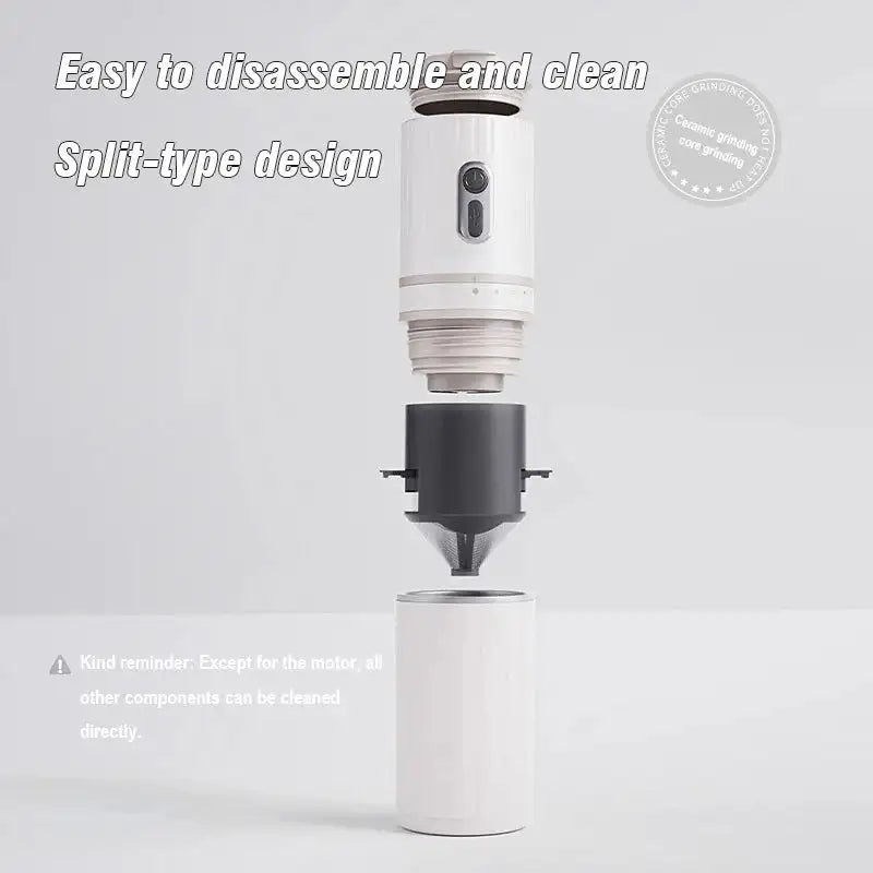 Portable Electric Capsule Grinding Coffee Maker Espresso Coffee Maker Travel and Car  Hand Punch Outdoor Portable Coffee