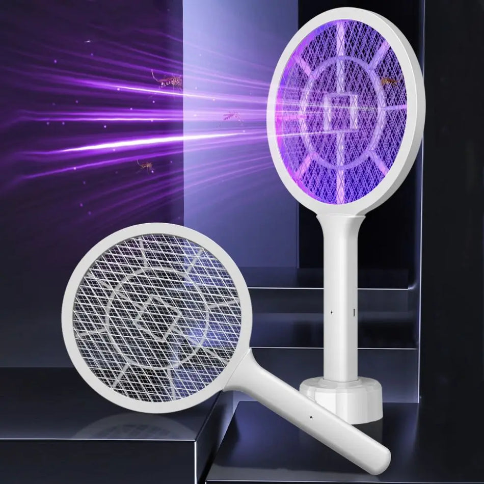 2-In-1 Electric Mosquito Swatter - USB Rechargeable
