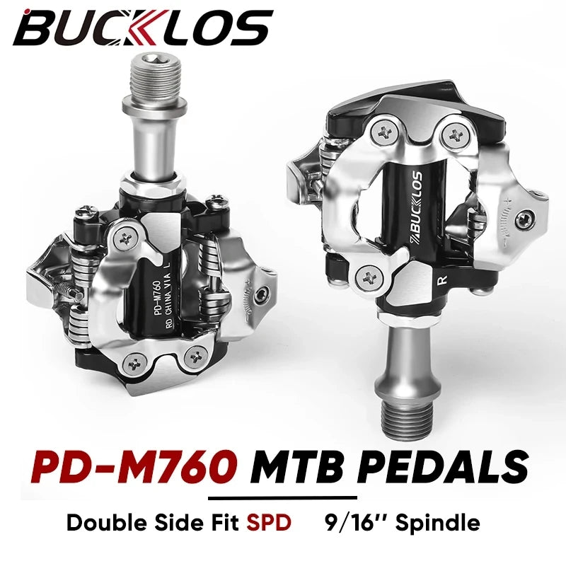 Πεντάλ BUCKLOS PD-M760 MTB Αυτοκλειδούμενα, Διπλής Όψης SPD Υπερ-ελαφριά