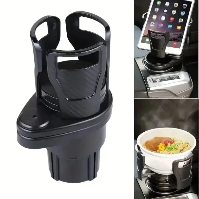 Car Cup Holder Expander Mount &ndash; 360 Degree Rotation