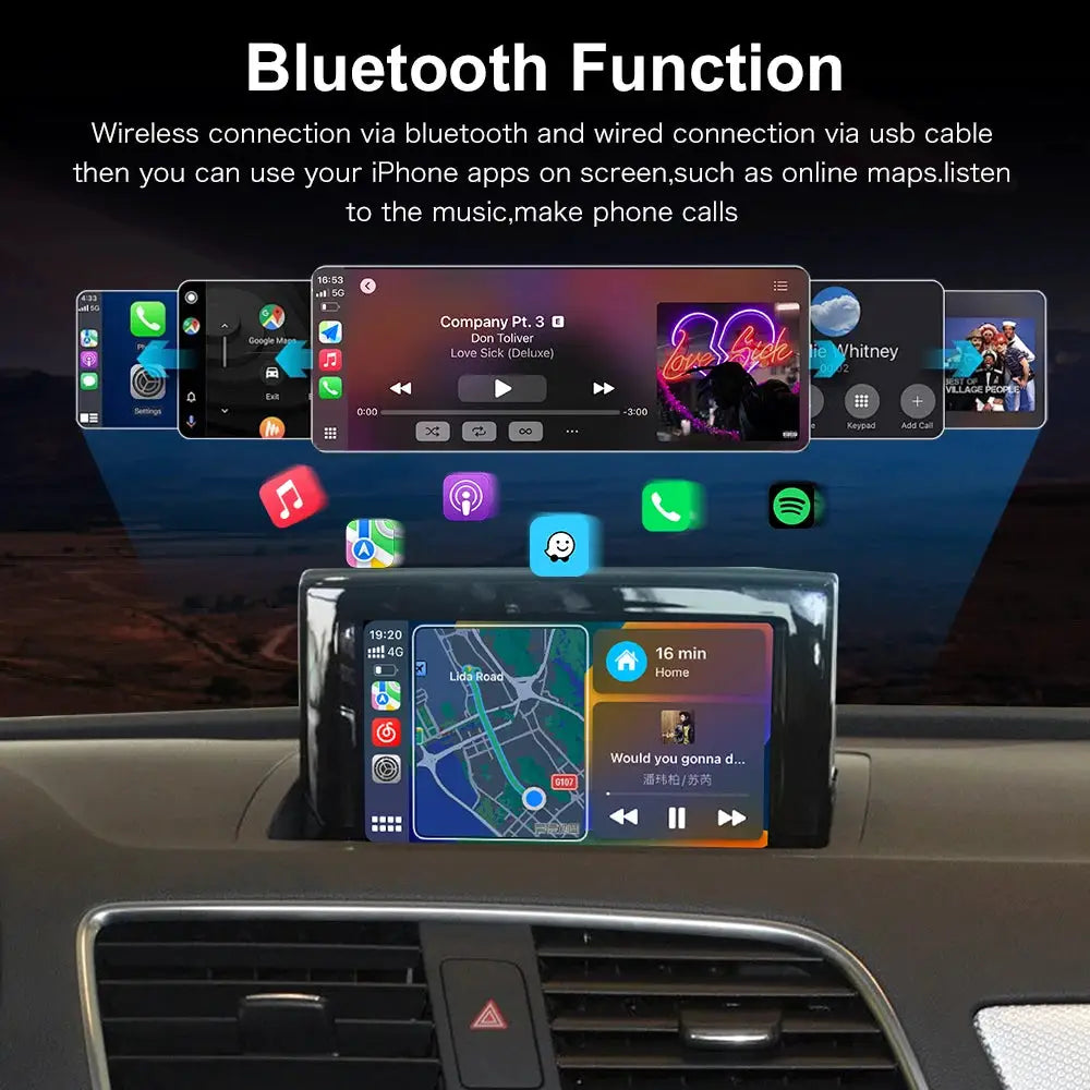 New Upgrade Wireless CarPlay Android Auto For Audi A1 Q3 2012-2018 MMI 2G RMC System With AirPlay Mirror Link Function BOX by InterCyprus Trading Ltd