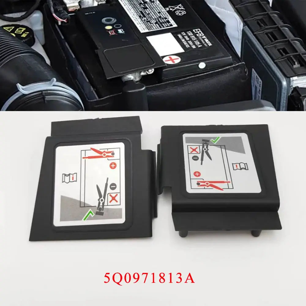 5Q0971813A Positive Plastic Battery Cover for VW Golf MK7 by InterCyprus Trading Ltd