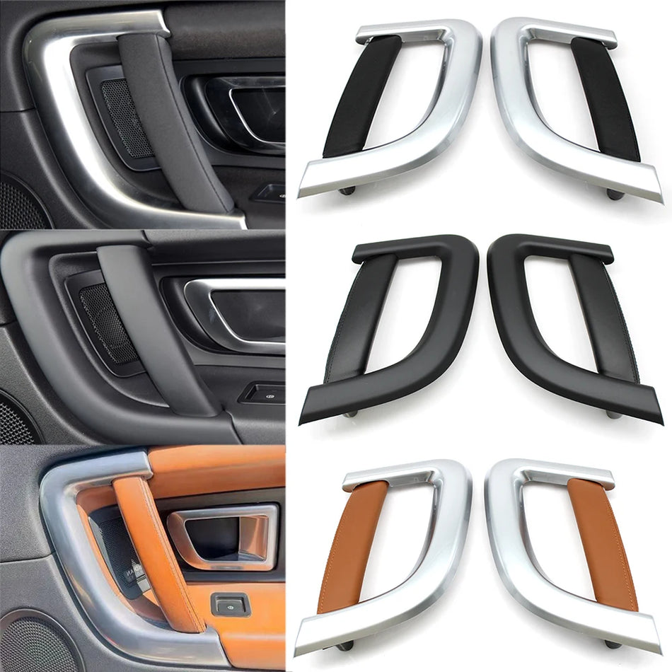 Tiras de cubierta de moldura cromada de manija de puerta para Land Rover Discovery Sport izquierda y derecha