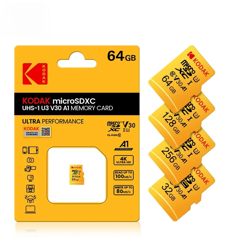 KODAK Micro SD Card &ndash; High Speed Storage for 4K Video