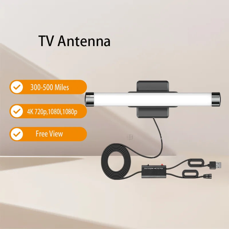 DUTRIEUX Indoor VHF UHF Digital Amplified TV Antenna Default Title