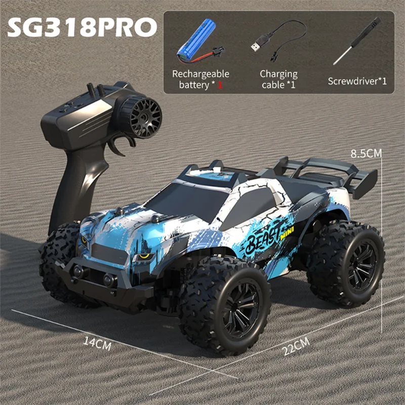 ZLL SG318PRO 1/20 High-Speed All-Terrain RC Car with LED Lights SG318PRO-1 Battery