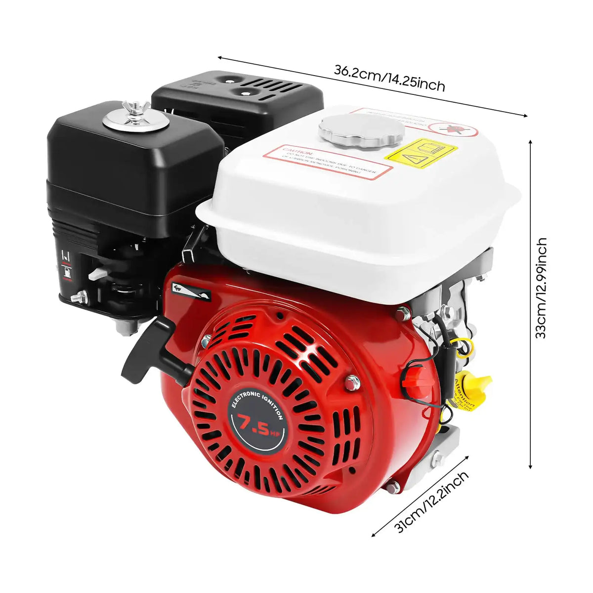 4-Stroke 7.5HP 210cc Gas Engine Generator &ndash; Air Cooling 212cc Engine / GERMANY
