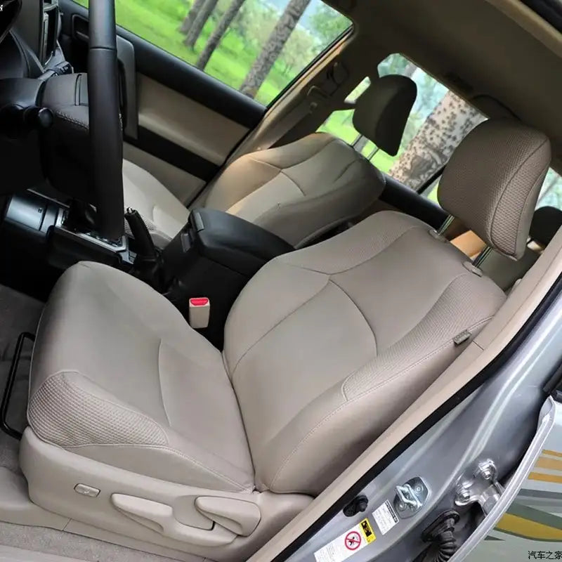 Toyota Prado 7 Sæde Faux Læder Bil Sædeovertræk Interiør