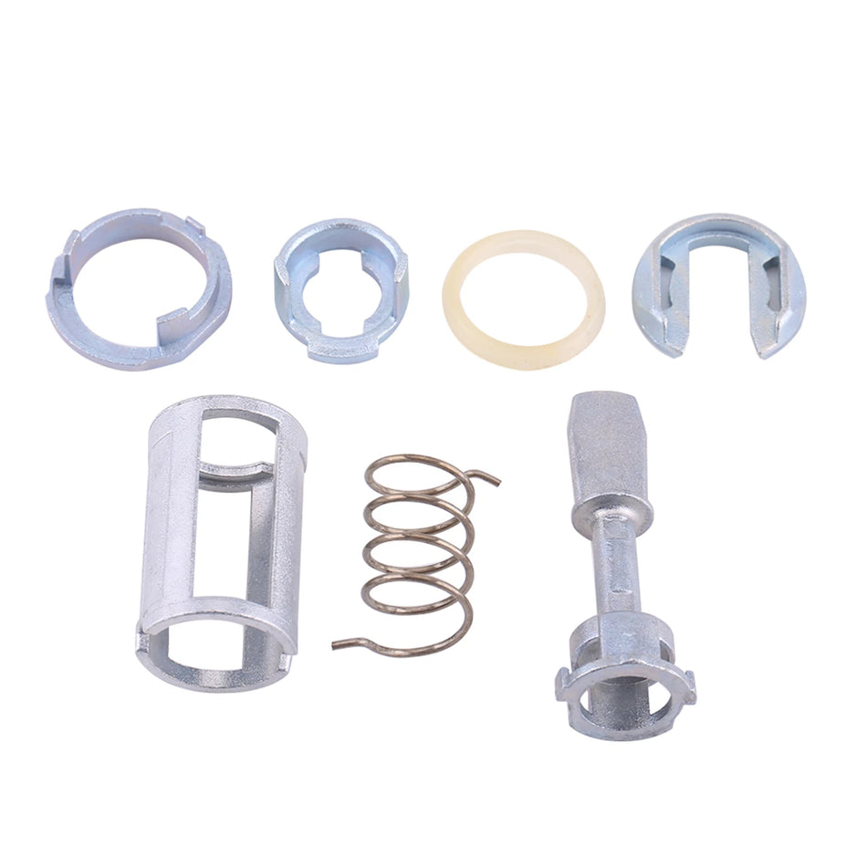 VW Golf MK4 Door Lock Cylinder Repair Kit, 7-Piece Metal Set