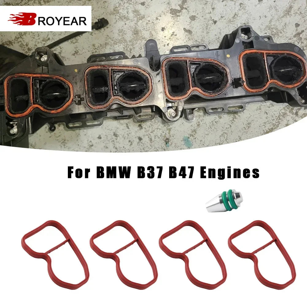 Swirl Flap Repair Kit Plug With Gaskets For BMW B37 B47 by InterCyprus Trading Ltd