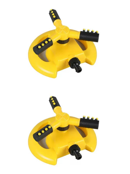 360&deg; Auto Rotating Spray Nozzle Yellow2