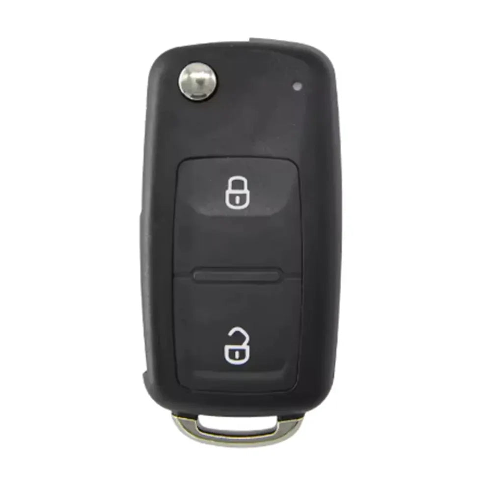 3 Button Flip Folding Key Case for VW Golf Polo Jetta Passat Skoda Seat Plastic by InterCyprus Trading Ltd