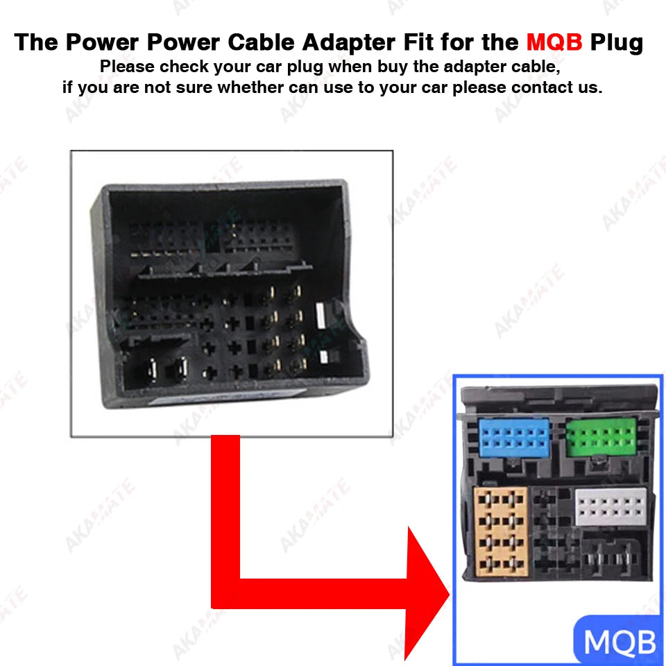 VW Android 16Pin Power Cable Adapter&ndash; MQB CanBus Compatible