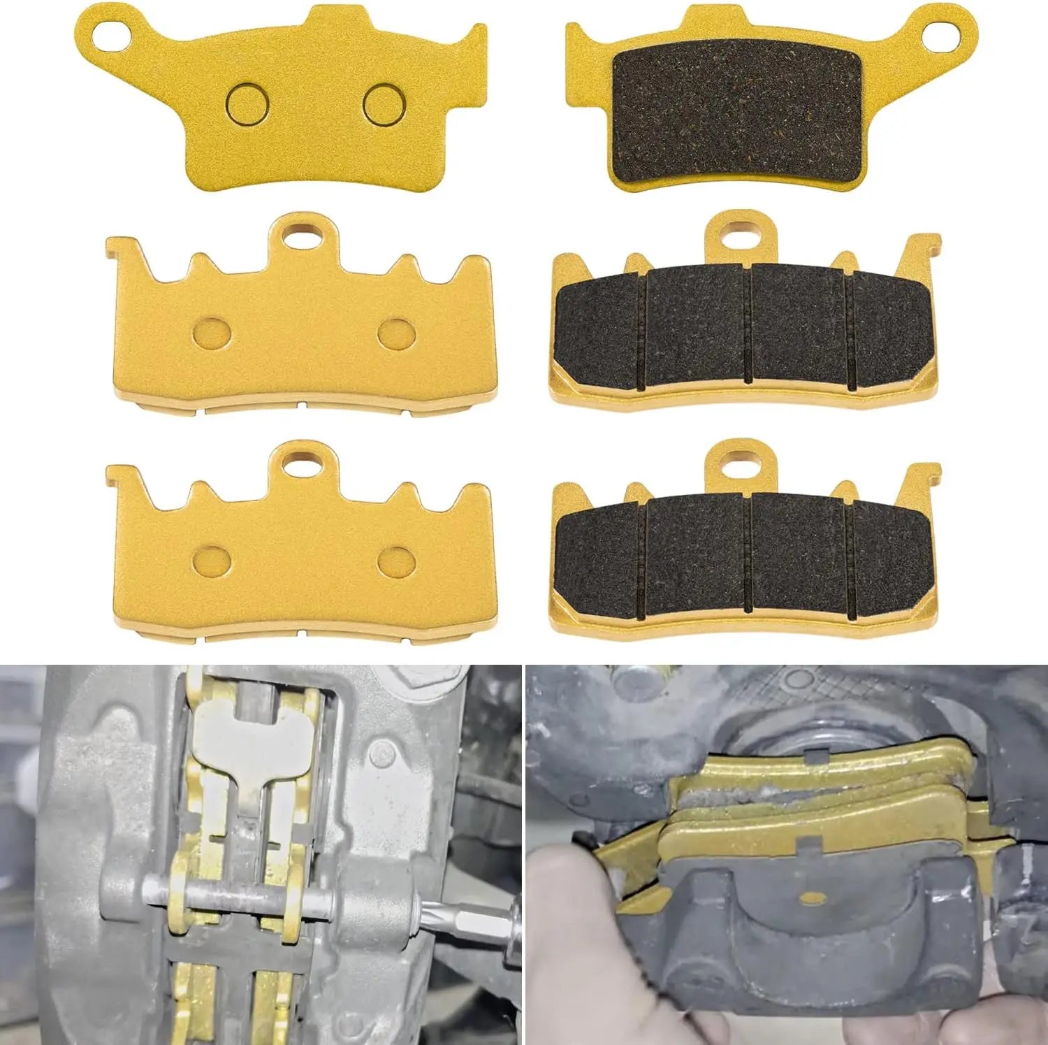 MX Spyder Front And Rear Brake Pads For 2008-2012 &ndash; Ceramic