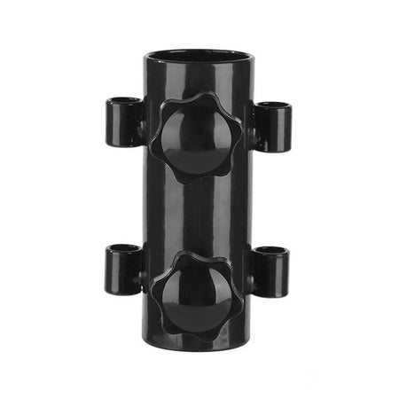 Adjustable Stainless Steel Tent Awning Rod Bracket for Outdoor Adventures black